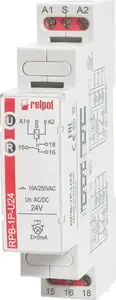Бистабильное реле Relpol RPB-1P-U24 1P 16A 24 В AC/DC