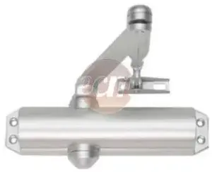 ASSA ABLOY DC120 durvju aizvērējs ar sviru kreisajām un labajām durvīm, 1100 mm, 180 grādi, balts