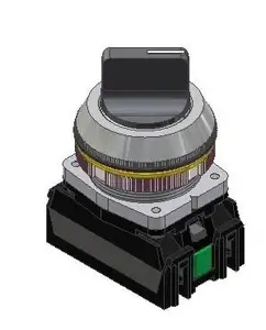 Promet W0-NEF30-P XY S 2-Position Selector Switch, Non-Spring Return, 30mm, IP56