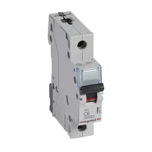 Автоматический выключатель Legrand TX3 1P 6A тип C 10кА