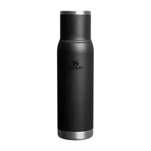 Термос STANLEY The Adventure To-Go Bottle 1L, вакуумная изоляция, нержавеющая сталь, черный