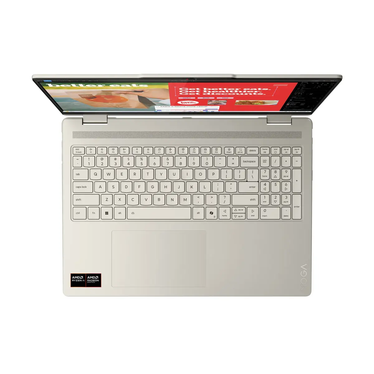 Lenovo Yoga 7 2-in-1 16AKP10 Laptop | 16" Touch | AMD Ryzen AI 7 Photo 9