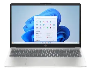 HP 15-fd0127 Laptop, 15.6-inch FHD Touchscreen, Intel Core i7-1355U, 16GB RAM, 512GB SSD, Windows 11 Home, Natural Silver
