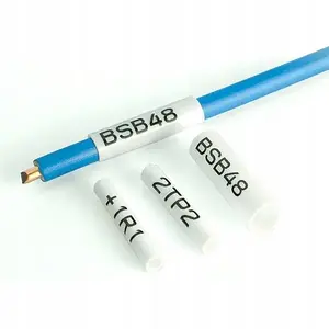 iLH BS-25 Heat Shrink Tubing, 2:1 Shrink Ratio, 2.5mm Diameter, White, 200m Roll