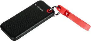 Verbatim Pocket SSD 256GB External Drive, USB-C 3.2 Gen 2, Black-Blue