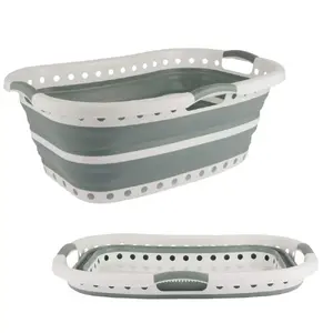 Складная корзина для белья Beldray LA072979GRNFEU7 объемом 37 л