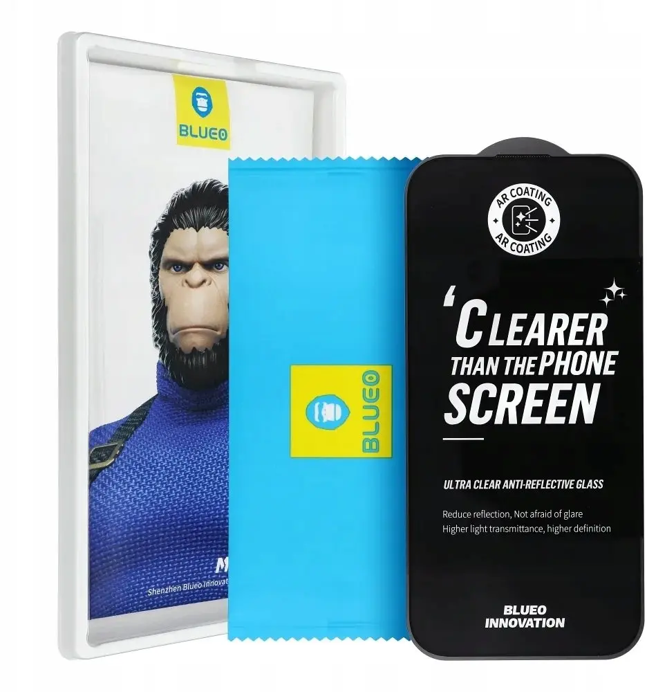 Blueo 5D Mr. Monkey Glass rūdīta