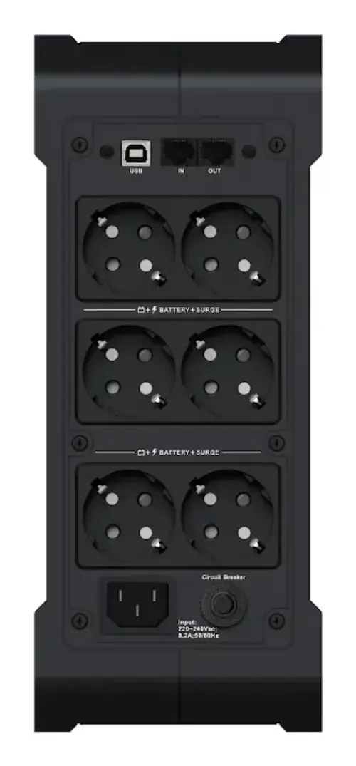 Vertiv PowerUPS 200 1600VA/1000W Line-Interactive UPS Photo 4