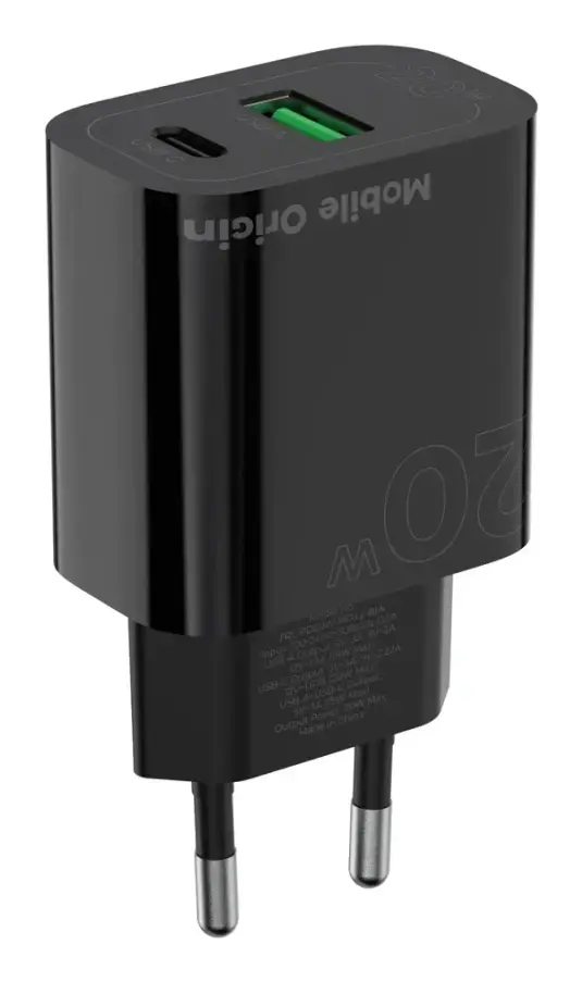 Сетевое зарядное устройство PNY Mobile Origin FRL-PD20W-MO12-BLK Photo 5