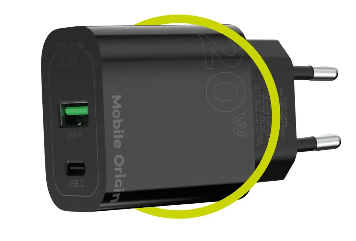 Сетевое зарядное устройство PNY Mobile Origin FRL-PD20W-MO12-BLK Photo 8