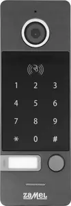 Zamel VO-812IDSPHD Single-Family Video Door Station with RFID Reader and Keypad, HD Camera, Grey