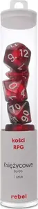 Rebel RPG Dice Set Moonstones Burgundy