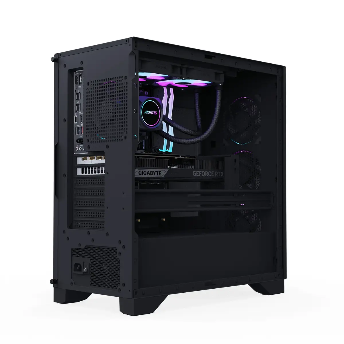 GIGABYTE AORUS PRIME 5 spēļu galddators | Ryzen 7 9800X3D | RTX 5070 Ti Photo 4