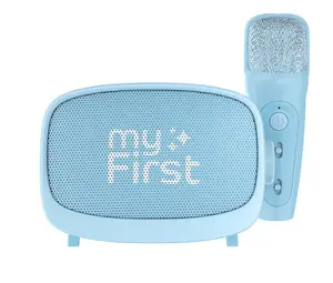 Портативная колонка для детей myFirst Voice 2 с микрофоном для караоке, синяя