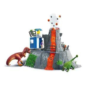 Schleich Dinosaurs Volcano Expedition Base Camp Playset
