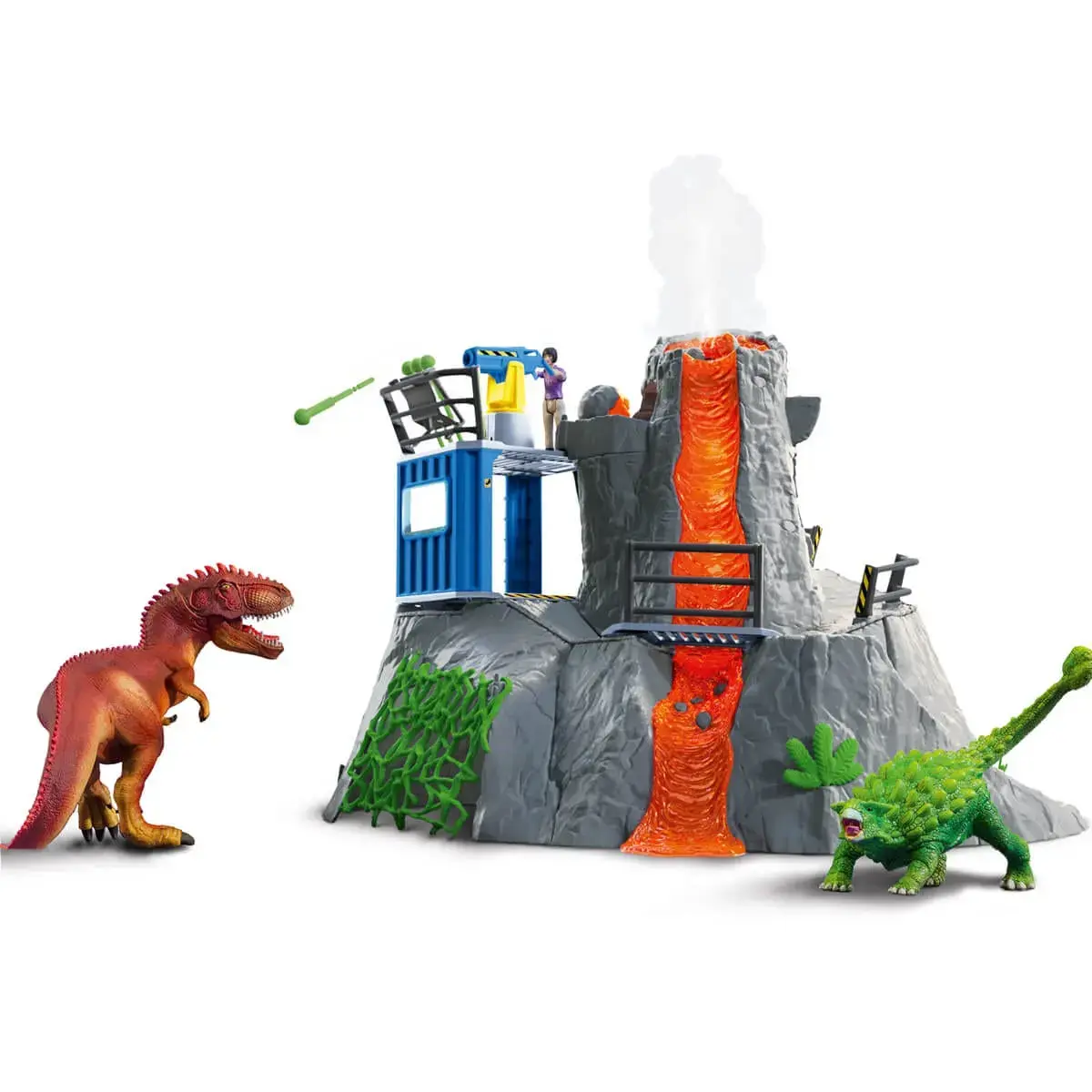 Schleich Dinosaurs Volcano Expedition Base Camp Playset Photo 3