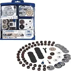 Dremel EZ SpeedClic Multipurpose Accessory Set 70-piece