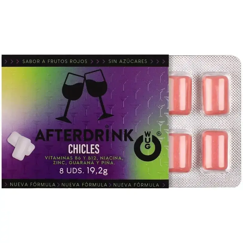 Жевательная резинка WUG GUM After Drink - 8 штук Photo 2