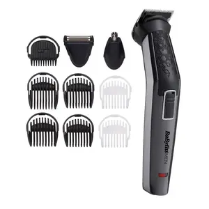 BaByliss MT727E Multi-Trimmer with Carbon Titanium Blades, 0.5-8 mm Cutting Length