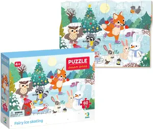 Dodo 60-Piece Jigsaw Puzzle Skating Fun