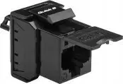 Компьютерная розетка Kontakt-Simon FBRJ456 RJ45 категории 6 UTP с пылезащитной шторкой