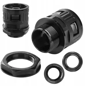 Agam ANA-QUICK Conduit Gland M32x1.5 for NW29 Corrugated Tubing - Black