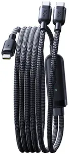 Baseus Flash 4 140W 2-in-1 USB-C to Dual USB-C Cable 1.5m Black