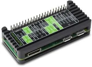 Waveshare Aluminum Protective Case for Raspberry Pi Zero, Zero W, and Zero 2 W