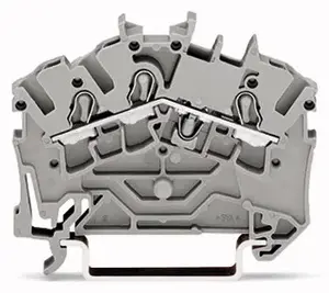 Wago 2002-6301 3-vadu caurejošā spailes bloks 2.5mm² pelēks