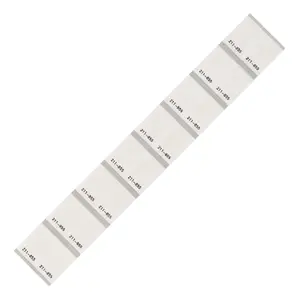 Wago 211-855 Terminal Block Markers, 1000 Pieces, White