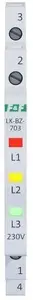 FF LK-BZ-703K 3-Phase Modular LED Indicator Light with Protection Red/Yellow/Green 230V