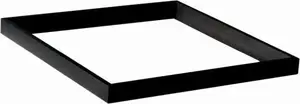 ECOLIGHT2 Surface Mounted Frame for 60x60cm LED Panels, Aluminum, Black