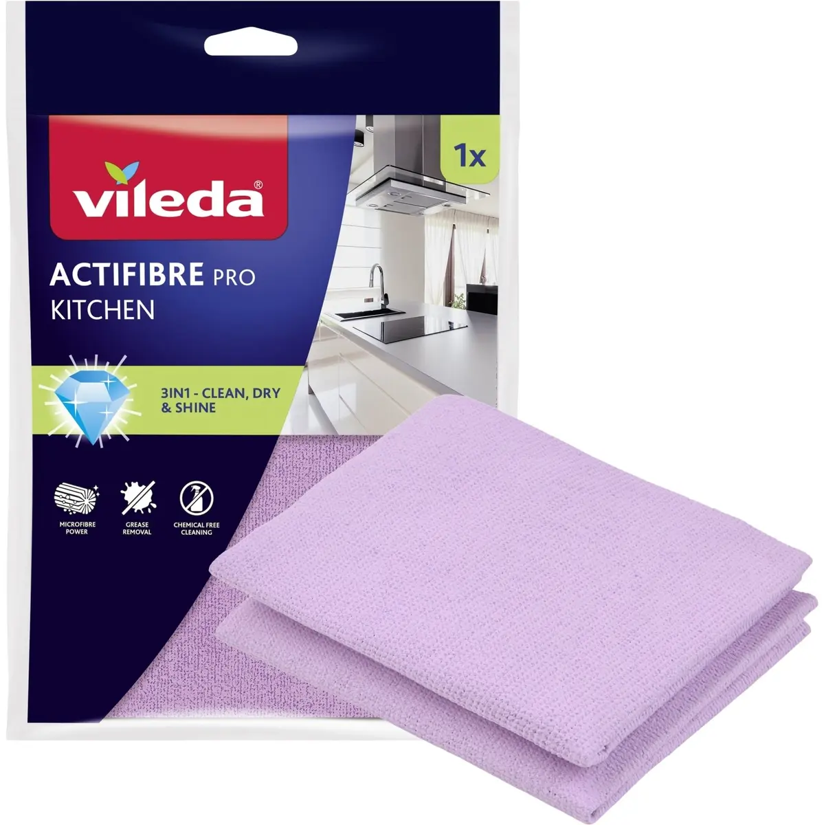 Vileda Actifibre Pro tīrīšanas drāna Photo 3