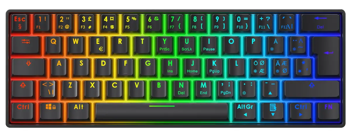 Механическая игровая клавиатура Deltaco Gaming GAM-175 Photo 2