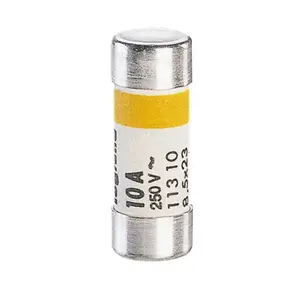 Legrand 011310 Cylindrical Safety Fuse 10A 250V 8.5x23mm