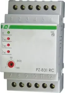 F&F PZ-831RC-B trīsstāvokļu šķidruma līmeņa kontroles relejs 230V AC 1-100kOhm