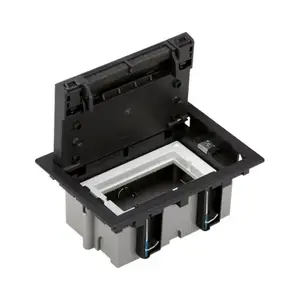 Напольная розетка Kontakt-Simon SF170/14, графит, пластик, IP40