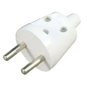 Opal WT-20 Straight Rewirable Plug 2P 16A White