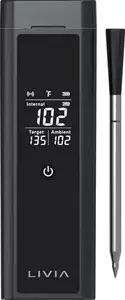 Livia LV129B Digital Roasting Thermometer with Wireless Connectivity and App Support
