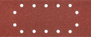 GRAPHITE 55H730 Sanding Sheets 115 x 280 mm, Grit K80, 5 Pieces, Perforated