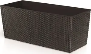 Prosperplast Rato Case 500mm Flower Pot, Umbra