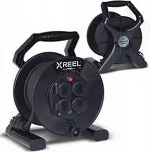 Кабельная катушка PCE XREEL 30м H05VV-F 3x1.5мм² 230В IP44 с 4 розетками Schuko