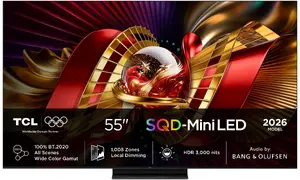 Телевизор TCL C8L Smart TV 55" 4K Ultra HD SQD-Mini LED Wi-Fi Черный DVB-T2/S2/C