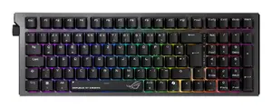 Игровая механическая клавиатура ASUS ROG Strix Morph 96 Wireless, раскладка QWERTZ (немецкая), RGB-подсветка, черная