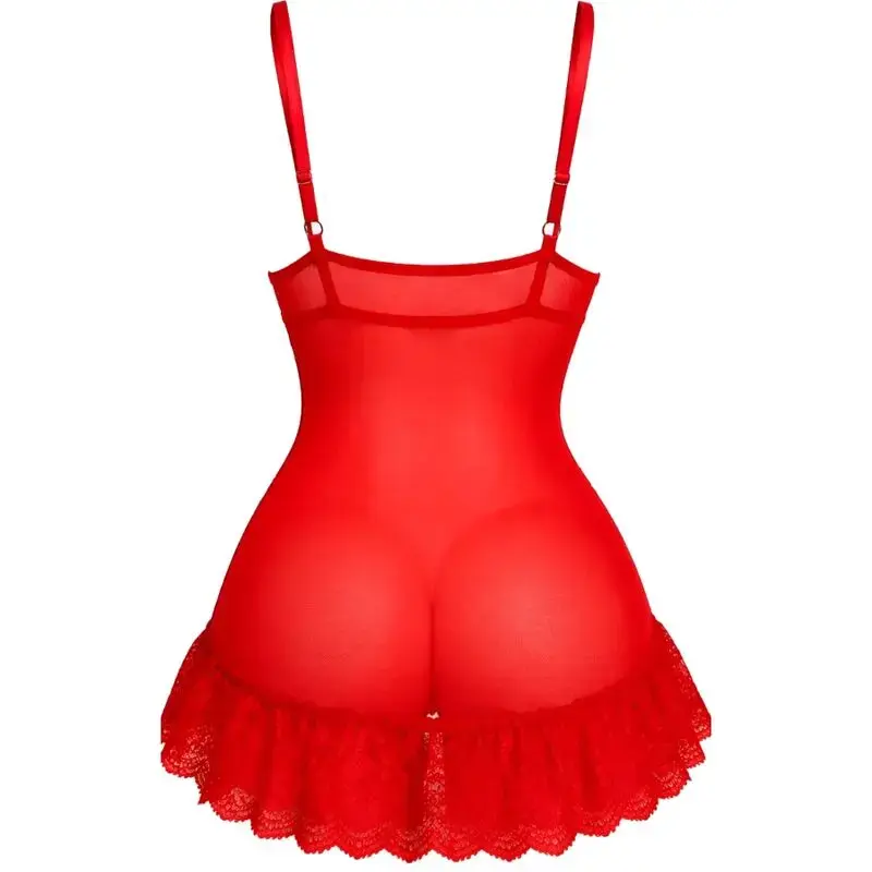 Комплект LIVCO CORSETTI NUIT футболка и красные трусики 2028 Photo 3