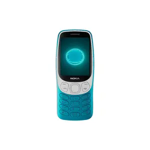 HMD Nokia 3210 (2024) Mobile Phone, 4G, 2.4-inch Display, 2MP Camera, Dual SIM, Scuba Blue