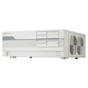 Компьютерный корпус SilverStone FLP01W HTPC, белый, поддержка ATX, Micro-ATX, Mini-ITX, SSI CEB