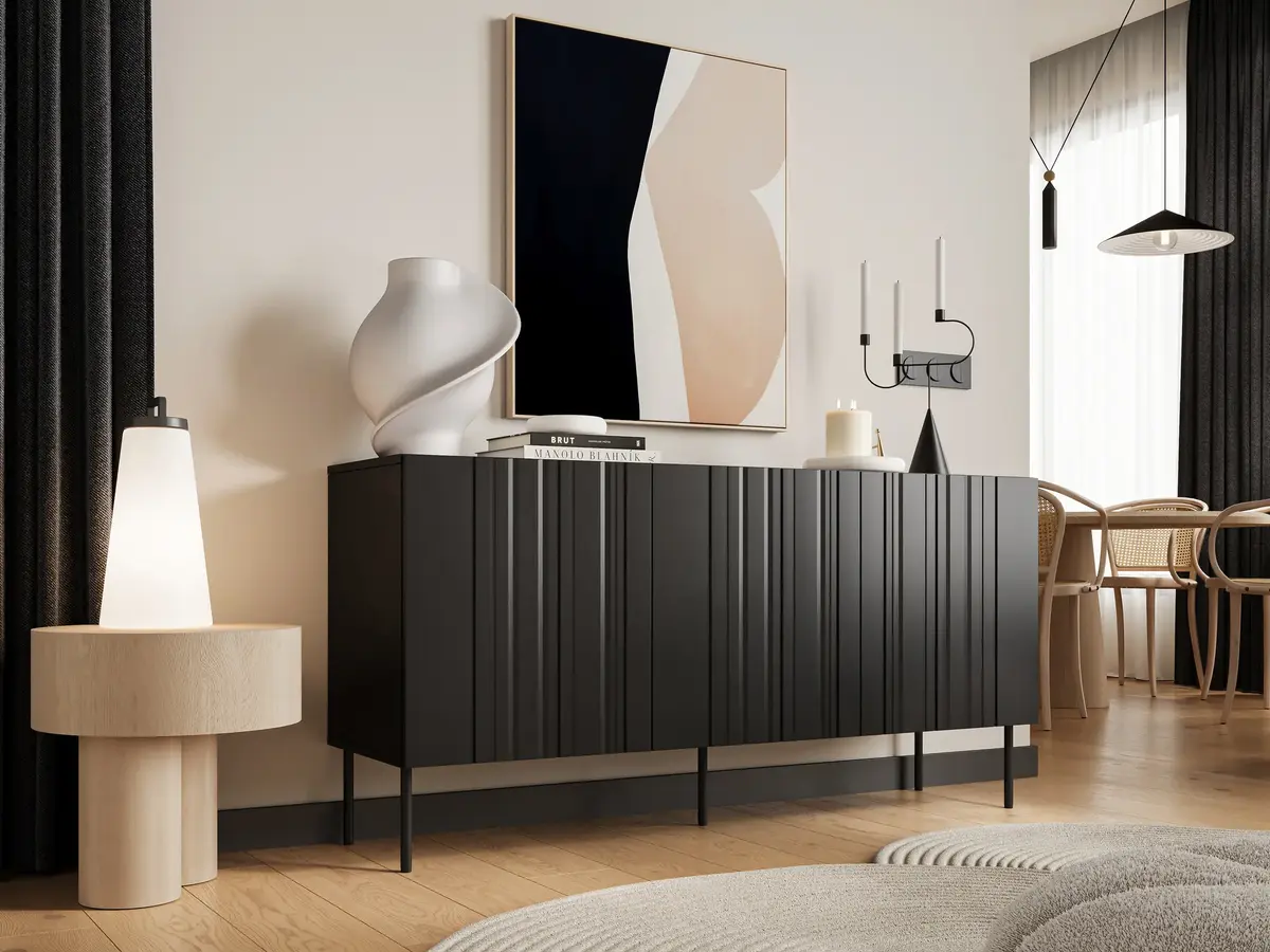 Комод Cama Meble ISLA - матовый черный Photo 3