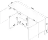 Комод Cama Meble ISLA - матовый черный Photo 4