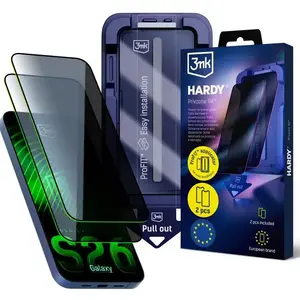 Защитное стекло 3MK Hardy Privzone 9H для Samsung Galaxy S26